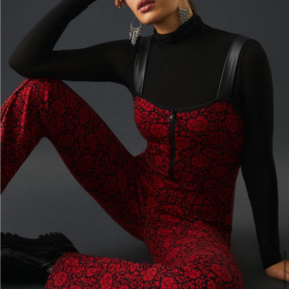 Bustier Knit Jumpsuit